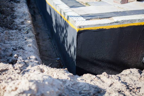 Professional Waterproofing technician working in Gomer, OH
